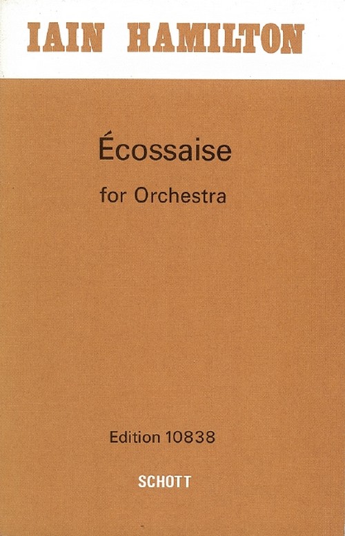 Ecossaise, orchestra, study score