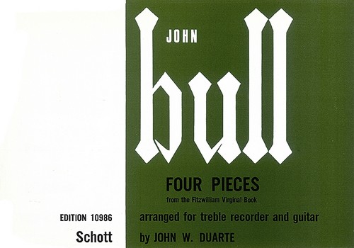 Four Pieces, from the Fitzwilliam Virginal Book, treble recorder and guitar, performance score. 9790220106842