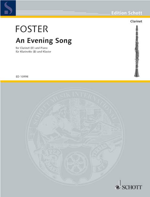 An Evening Song, clarinet and piano. 9790220121050