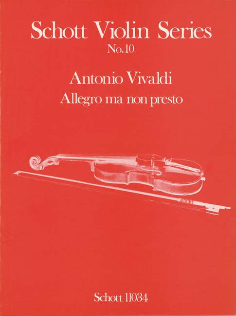 Allegro ma non presto, violin and piano. 9790220107498