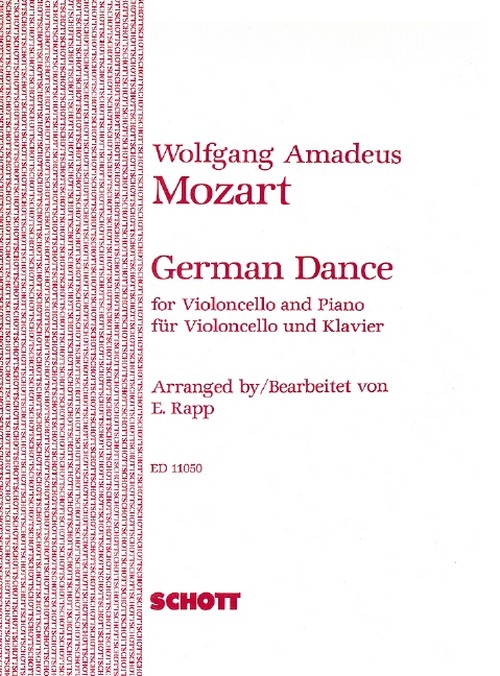 German Dance, cello and piano. 9790220119941