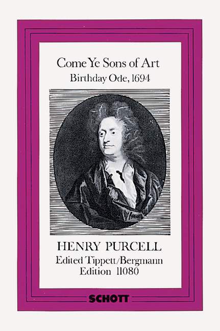 Come Ye Sons Of Art, Ode for the Birthday of Queen Mary, 1694, mixed choir (SATB), soloists (SAAB) and orchestra, study score