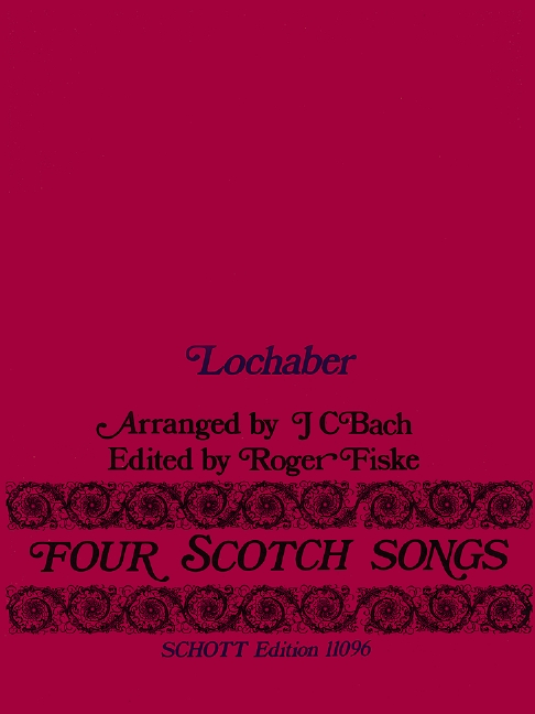 Four Scotch Songs, No. 3: Lochaber, medium voice, 2 flutes, 2 violins and bass, score and parts