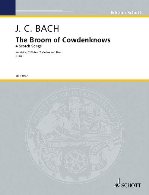 Four Scotch Songs, No. 4: The Broom of Cowdenknows, medium voice, 2 flutes, 2 violins and bass, score and parts. 9790220107931