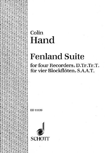 Fenland Suite, 4 recorders (SAAT), score and parts