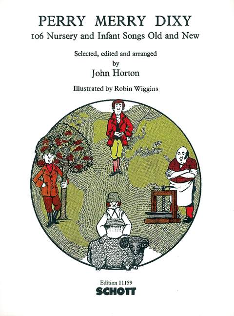 Perry Merry Dixy, 106 Nursery and Infant Songs Old and New, voice, mallet percussion, percussion instruments, guitar and piano, score for voice and/or instruments