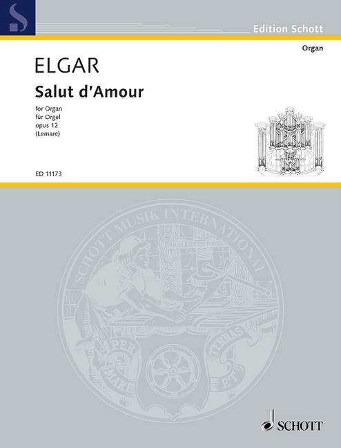 Salut d'Amour op. 12, Liebesgruß E-Dur, organ. 9790220108525