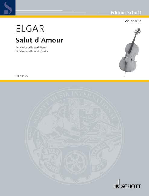 Salut d'Amour op. 12/3, Great love letters, cello and piano