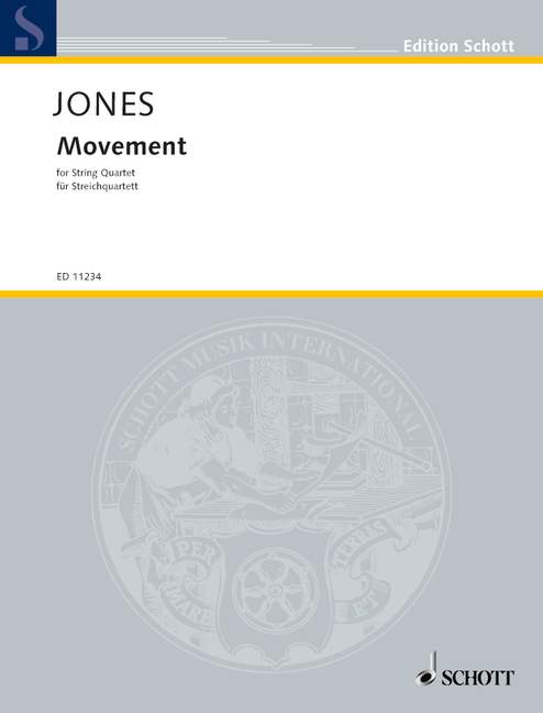 Movement, string quartet, score and parts. 9790220130083 Movement, string quartet, score and parts. 9790220130083