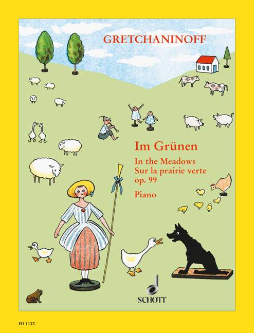 In the Meadows op. 99, Ten Children's pieces, piano