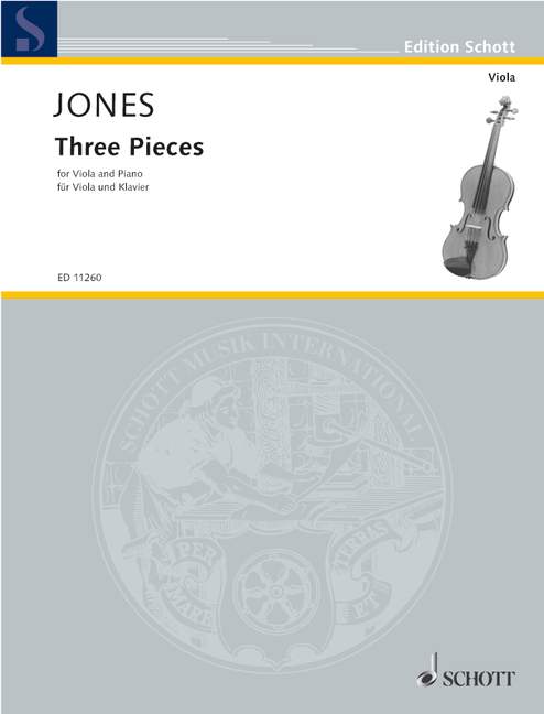 Three Pieces, viola and piano