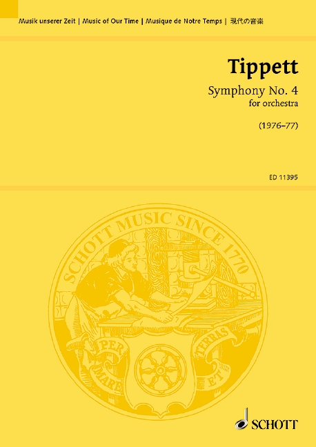 Symphony No. 4, orchestra, study score. 9790220109911