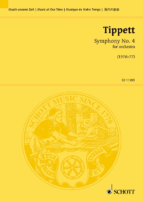 Symphony No. 4, orchestra, study score