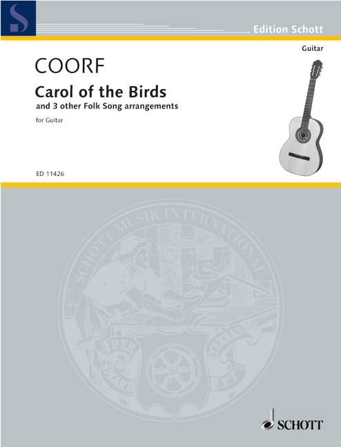 Carol of the Birds, and other Folk Songs Arrangements, guitar