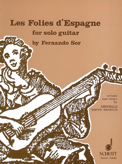 Les Folies d'Espagne, guitar. 9790220110412