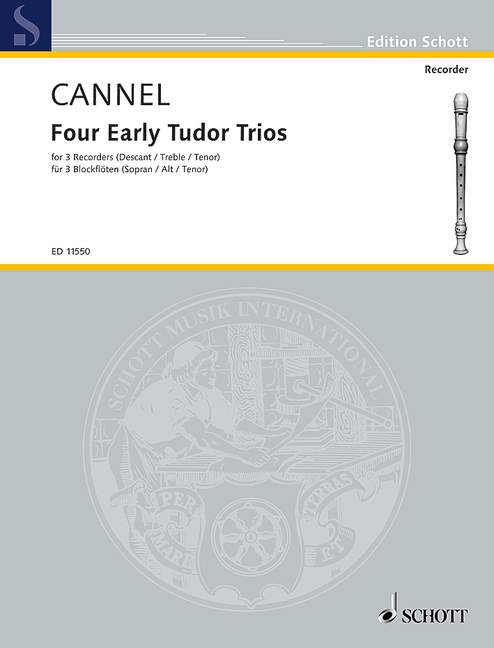 Four Early Tudor Trios, 3 recorder (SAT), performance score