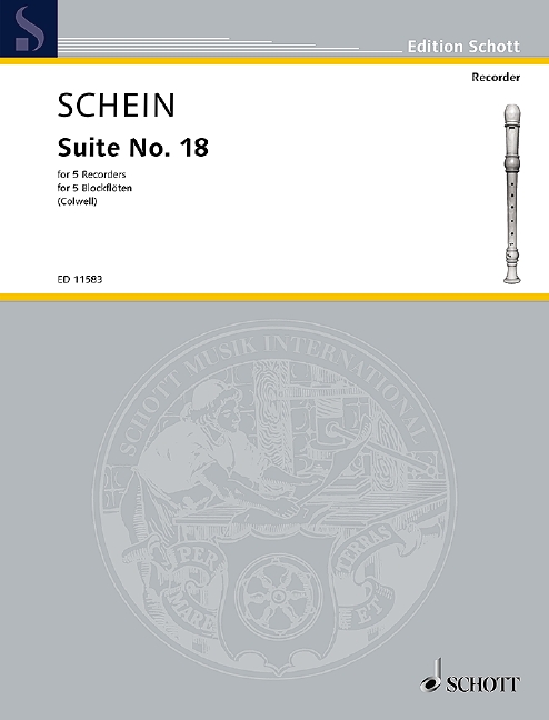 Suite No. 18, 5 recorders (SSATB), performance score