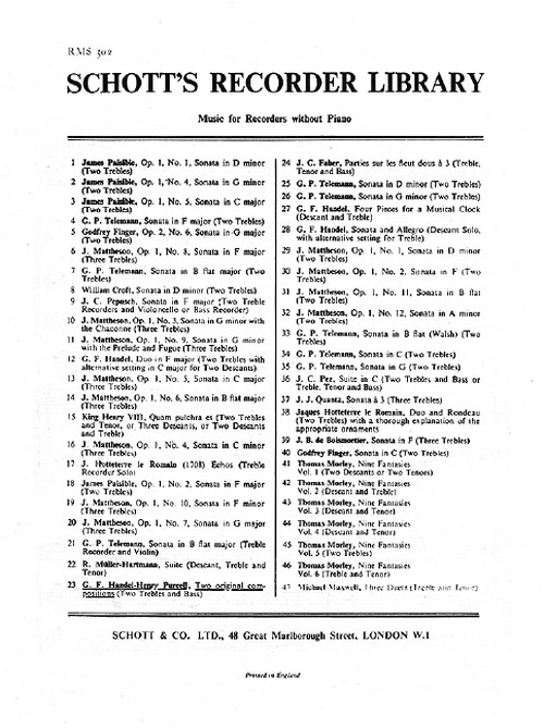 Two Original Compositions, 3 recorders (AAB), performance score