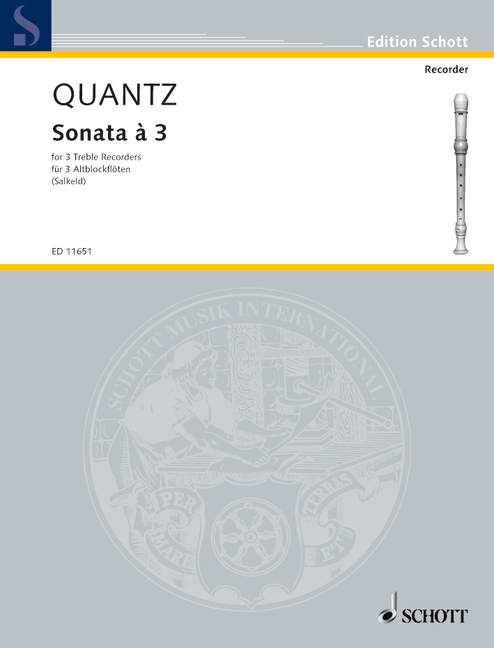 Sonata à 3, 3 treble recorders, performance score