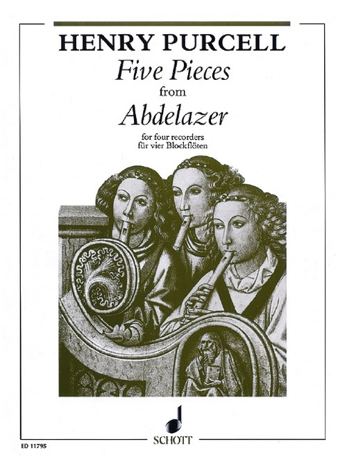 5 Pieces, from the incidental music to Abdelazar, 4 recorders (SATB), performance score
