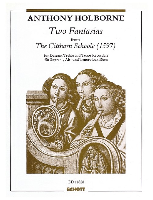 Two Fantasias, from The Cittharn Schoole, 3 recorders (SAT/SAA/SST/SSA), performance score