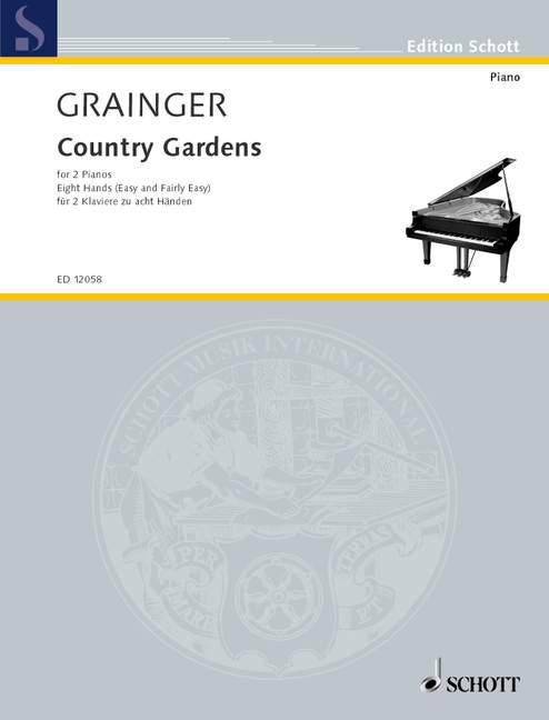 Country Gardens, 2 pianos 8-händig. 9790220113666