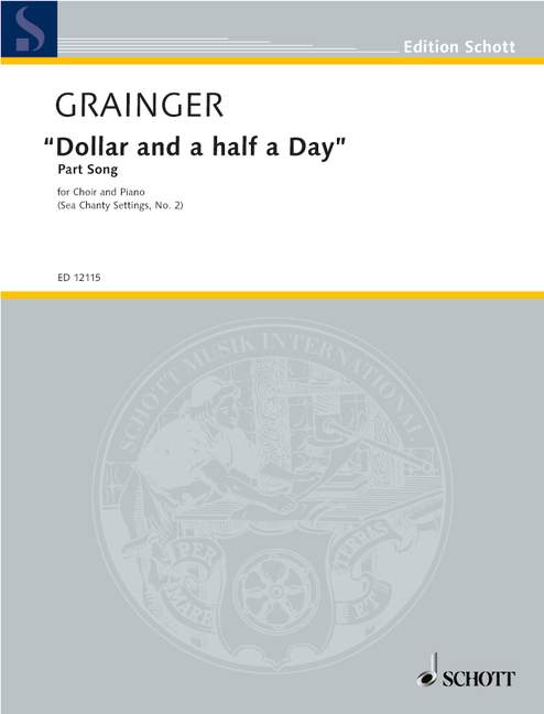 Dollar and a half a Day, men's choir, choral score