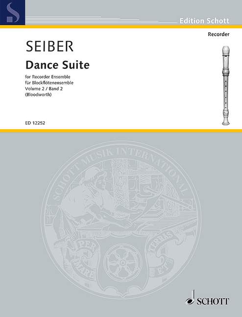 Dance Suite Vol. 2, 4 recorders (SATB), score and parts