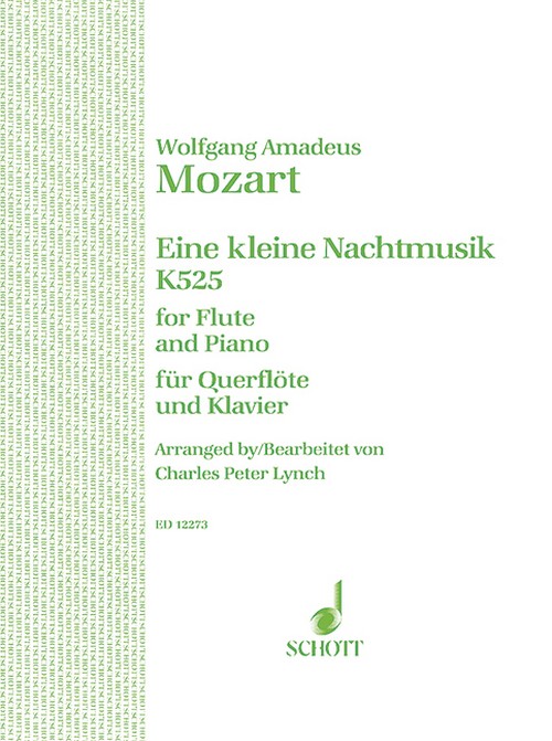 Eine kleine Nachtmusik KV 525, flute and piano. 9781847611826 Eine kleine Nachtmusik KV 525, flute and piano. 9781847611826