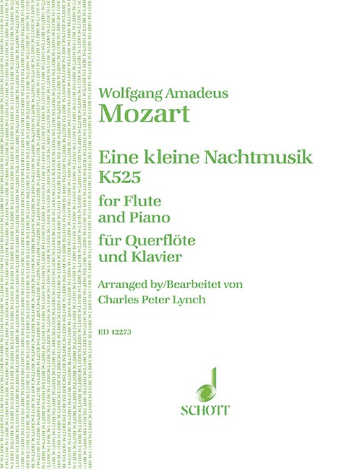 Eine kleine Nachtmusik KV 525, flute and piano