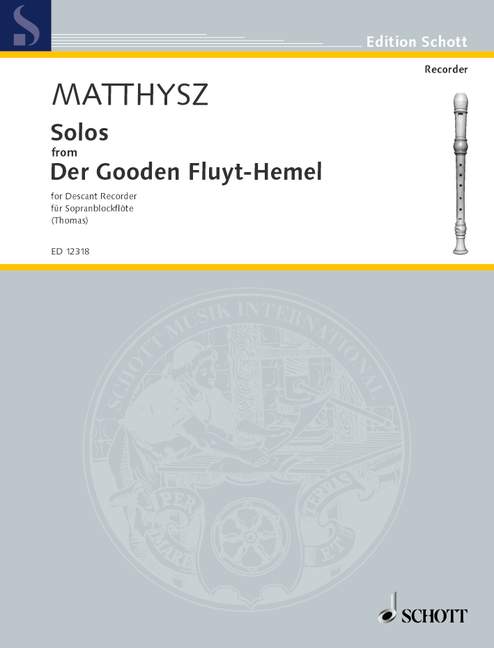 Solos, aus Der Gooden Fluyt-Hemel, descant recorder