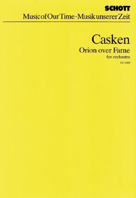 Orion over Farne, for orchestra, orchestra, study score. 9790220115394 Orion over Farne, for orchestra, orchestra, study score. 9790220115394