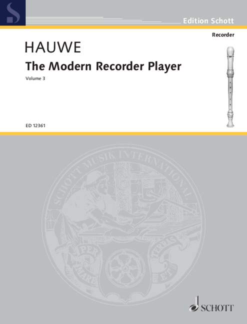 The Modern Recorder Player Vol. 3, treble recorder