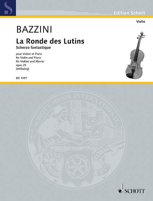 La Ronde des Lutins op. 25, Scherzo Fantastique, violin and piano