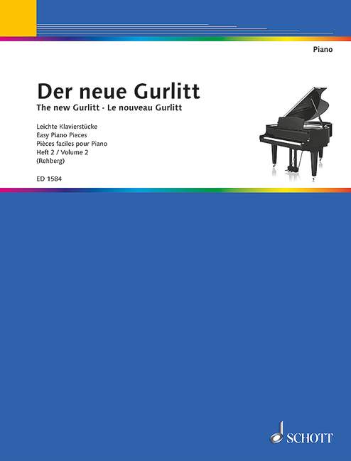 The new Gurlitt Heft 2, Eine Auswahl der leichtesten Klavierstücke aus den Werken von Cornelius Gurlitt. Progressiv geordnet und bezeichnet., Piano. 9790001033862