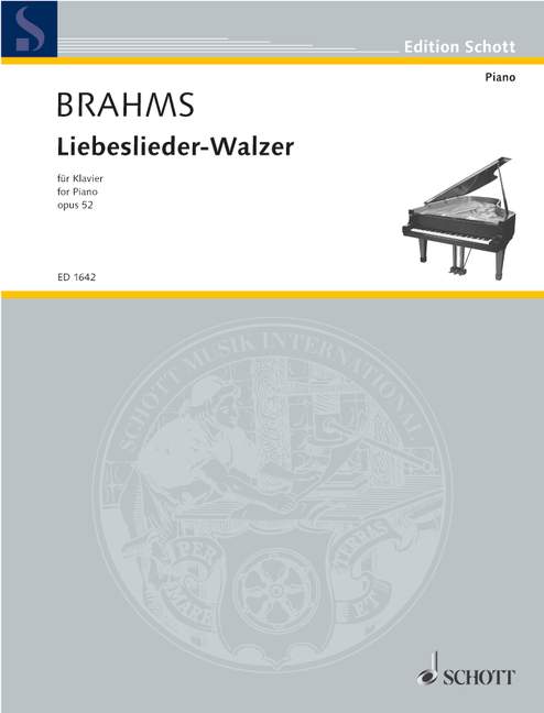 Songbook-Waltzes op. 52, piano