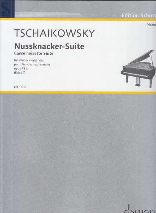 Nutcracker Suite op. 71a, piano (4 hands). 9790001179881