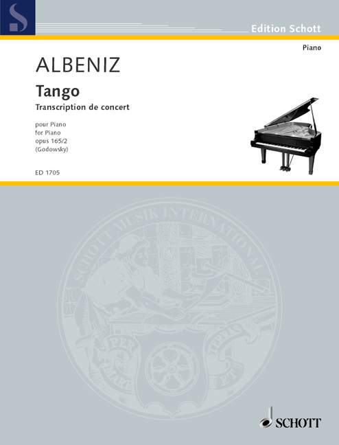 Tango op. 165/2, Concert transcription (Godowsky), piano