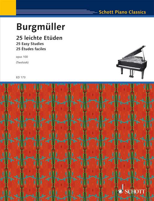 25 Easy Studies op. 100, piano. 9783795752613 25 Easy Studies op. 100, piano. 9783795752613