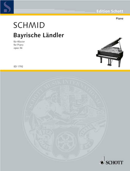 Bayrische Ländler op. 36, piano