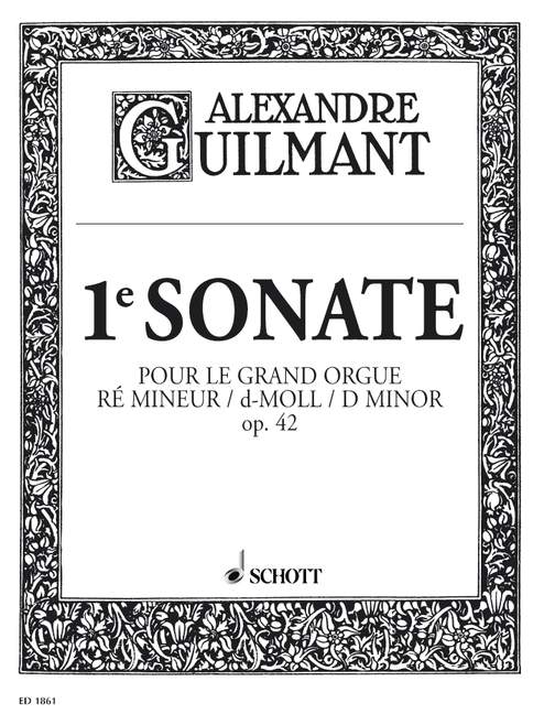 1st Sonata op. 42/1, Symphonie in D minor, Organ. 9790001034852