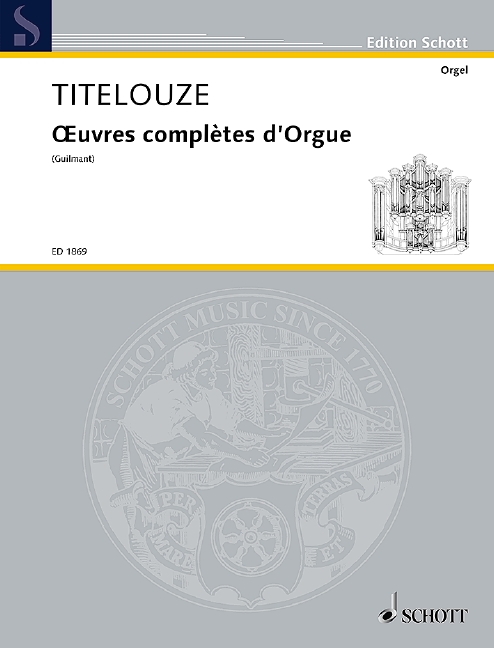 Oeuvres complètes d'Orgue, Organ. 9790001034937