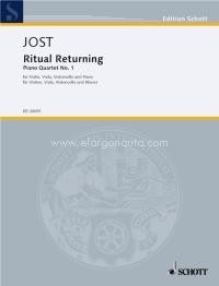 Ritual Returning, Piano Quartet No. 1, score and parts