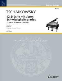 12 Pieces of medium difficulty op. 40, Fingersatz und spielpraktische Einrichtung von Lev Vinocour, piano. 9783795796259