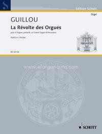 La Révolte des Orgues op. 69, 9 organs and percussion, score. 9790001146654