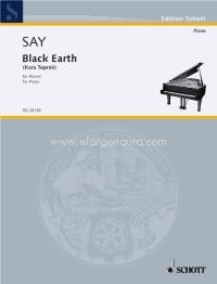 Black Earth op. 8, (Kara Toprak), piano. 9790001146555