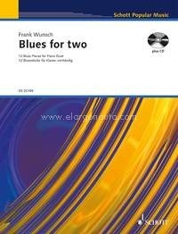 Blues for Two, 12 Blues Pieces, piano (4 hands), edition with CD