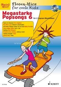 Megastarke Popsongs Band 6, 1-2 soprano recorders, edition with CD