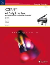40 Daily Exercises op. 337, piano