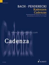 Cadenza for the Brandenburg Concerto No. 3 G major by Johann Sebastian Bach, zum Brandenburgischen Konzert Nr. 3 G-Dur von Johann Sebastian Bach, viola, cello and harpsichord, performance score